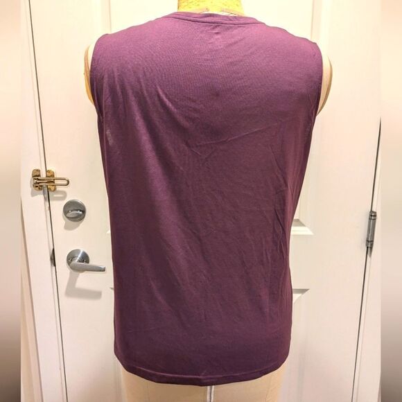 $5 Item! NWT Reebok 2X Supreme Tee Speedwick Purple Sleeveless Workout Top - Picture 7 of 9